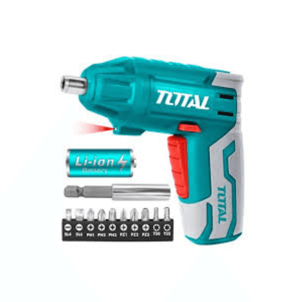 طقم مفك ٤فولت 12 قطعه من توتال - أداة مثالية لكل مشروع